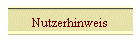 Nutzerhinweis